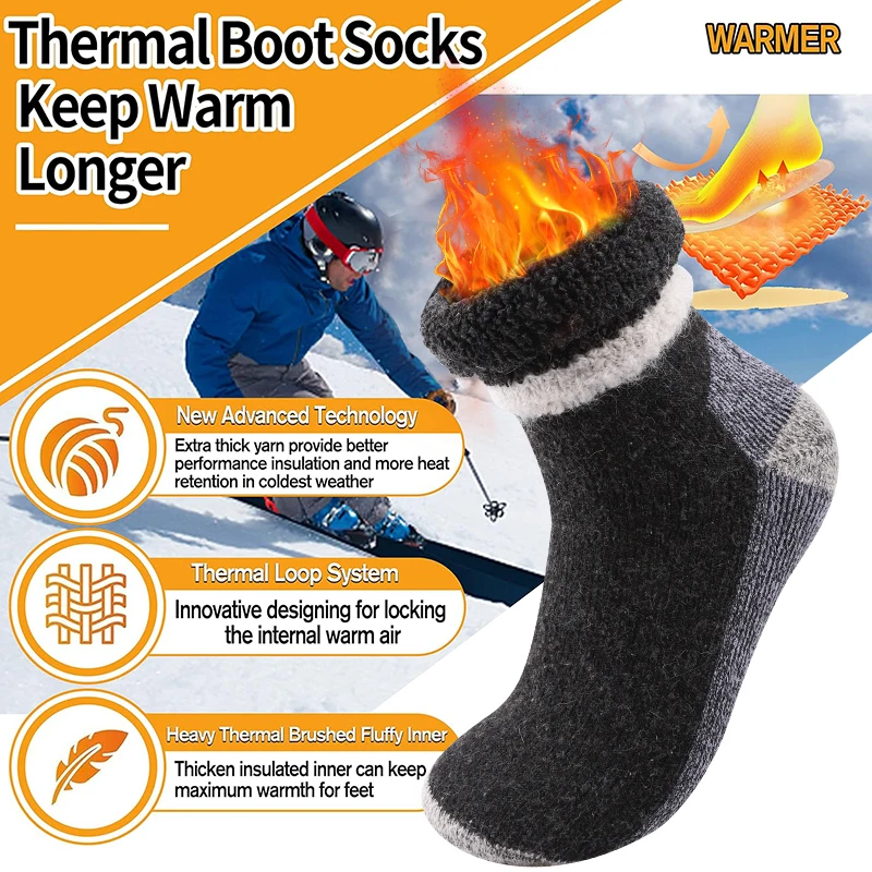 1 çift erkek merinos yünü sıca - Thermal Sock Merino incelemesi ve fiyatı