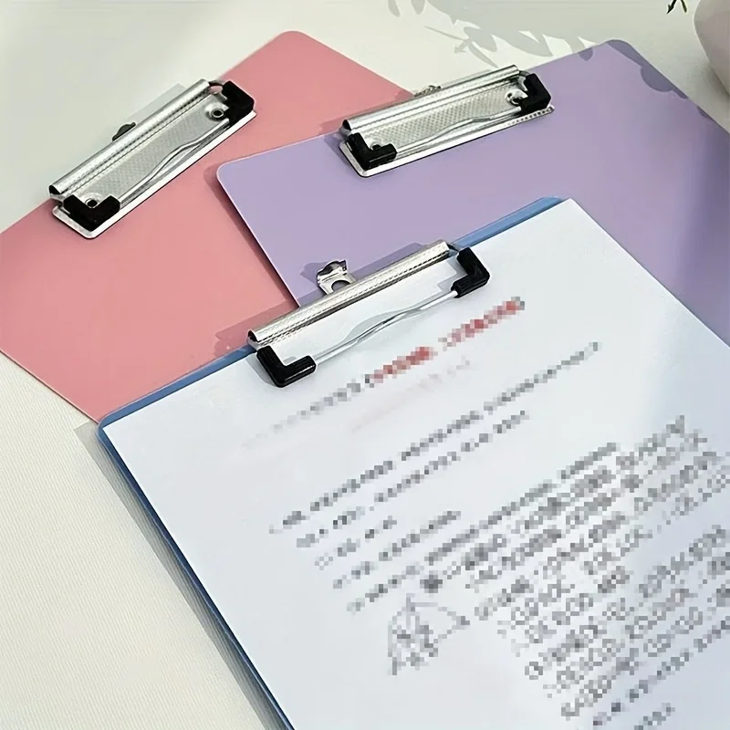 

9pcs A4 Clipboards for Bills, Memo Pads, And Loose-Leaf Notebooks, Ideal for Writing And Organizing Papers in Office Or School