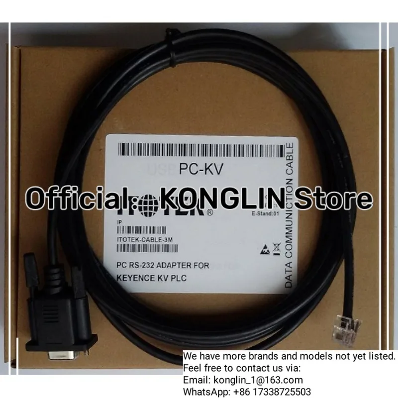 【Contact Us For Additional Models】 1PC New keyence Programming cable download line PC-KV