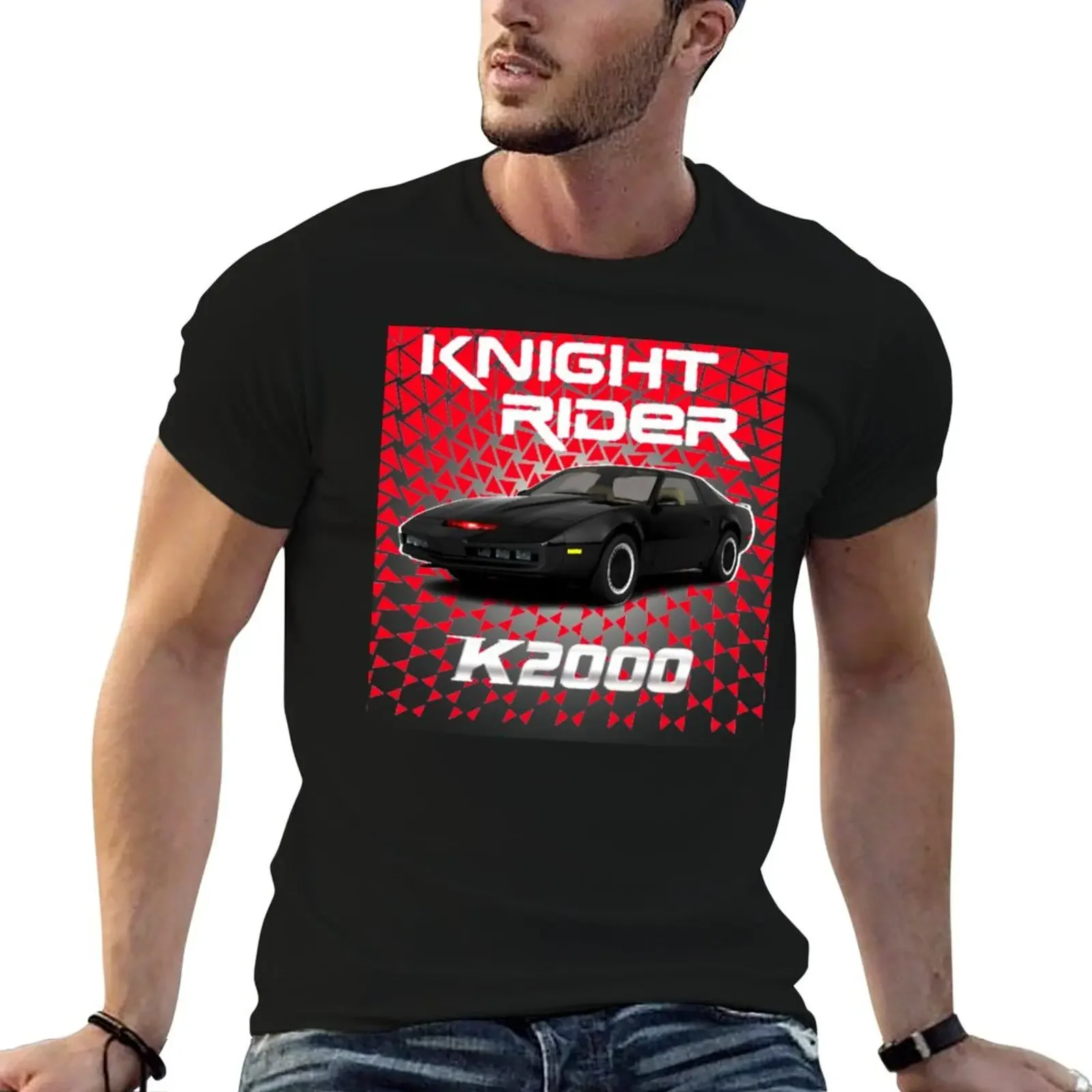 K2000 knight rider T-Shirt custom t shirt new edition graphic shirts tees funny t shirts men