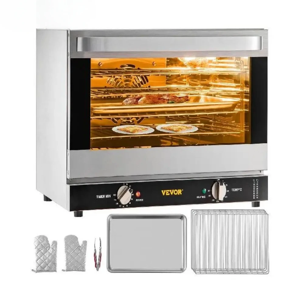 VEVOR 21L 47L 66L Electric Oven Commercial Multifunction Countertop 3/4-Layer Baking Machine Home Toaster Pizza Convection Oven