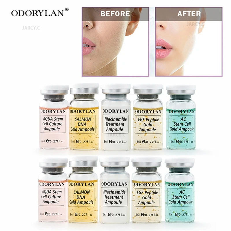 

ODORYLAN Hyaluronic Acid Original Solution 24k Gold Essence Kit Facial Serum Anti-Aging Moisturizing Anti-Wrinkles Shrink Pores