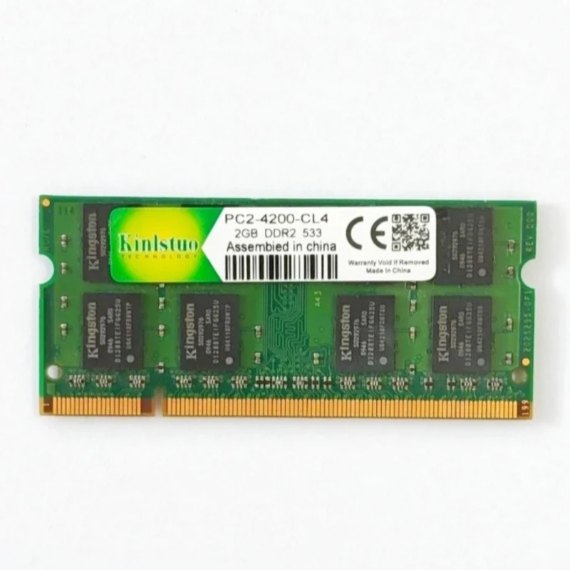 kinlstuo Rams DDR2 2GB 533MHz Laptop memory ddr2 2Rx8  2gb 533MHz 2gb 4200