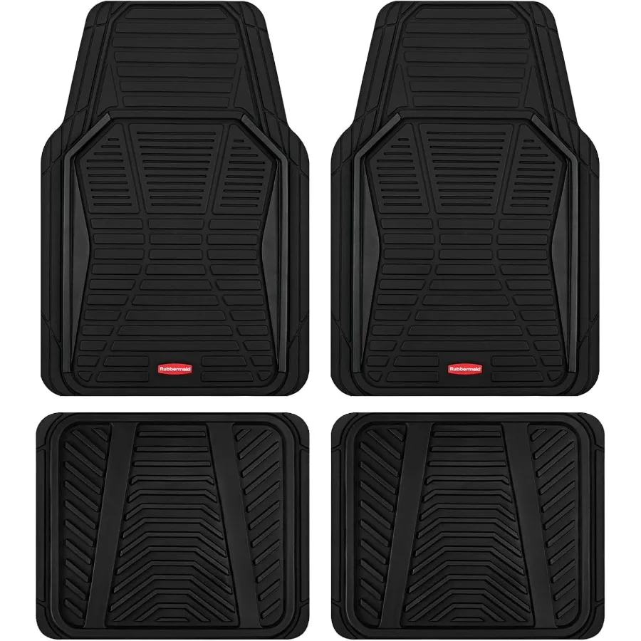 

Полный комплект автомобильных ковриков AllWeather HeavyDuty, универсальные автомобильные коврики TrimtoFit для повышенной защиты от дождя, снега, грязи и пыли W