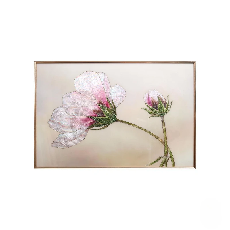 French restaurant decorative painting, pure handmade enamel hanging painting