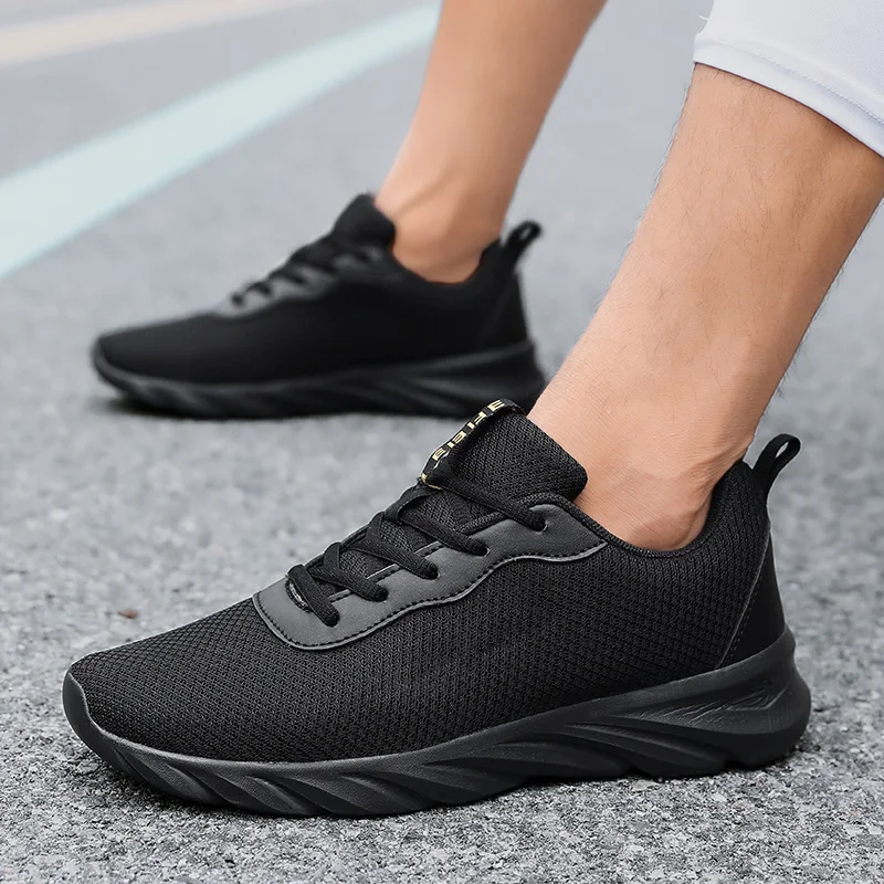 

Men Running Shoes Cushioning Non-Slip Luxury Shoes Outdoor Couple Trainer Race Breathable Jogging Sneakers Mesh Off-road Shoes