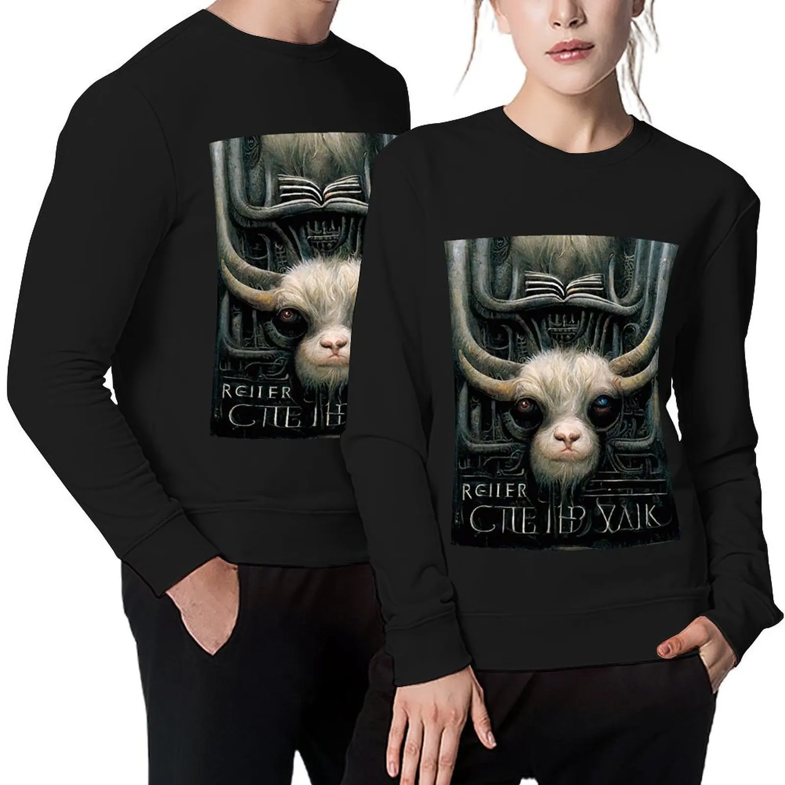 

Creepy Yak Cover - GIGER EDITION Pullover male clothes men clothing men clothes men's sweatshirts