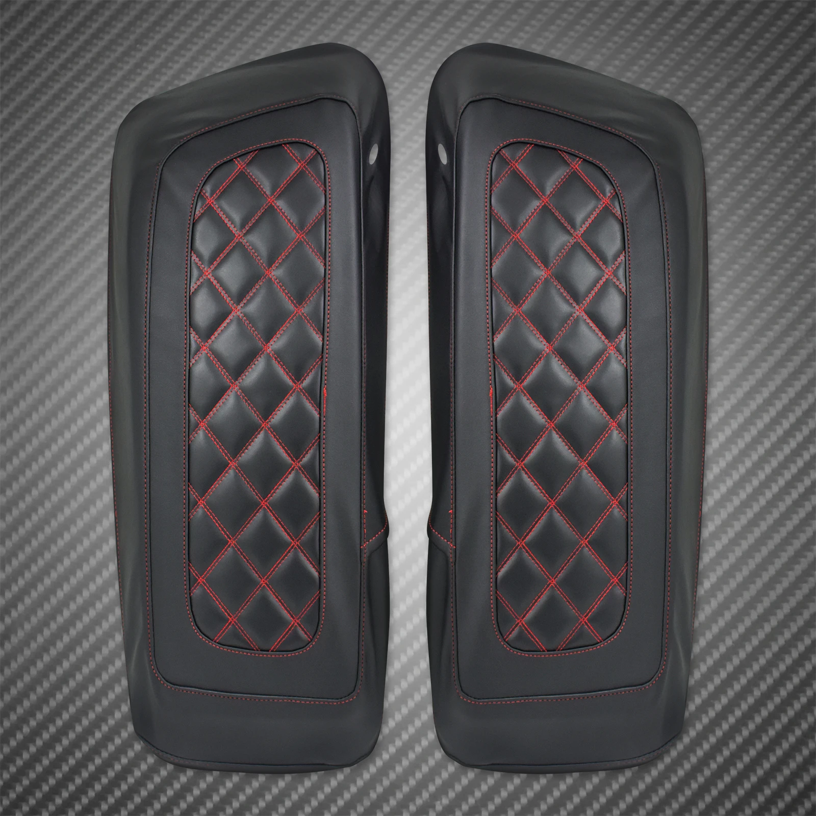 Motorcycle Hard Saddlebag Lid Cover Hard Side Bag Waterproof for Harley Road King Street Glide CVO Electra Glide FLHR 14-2024