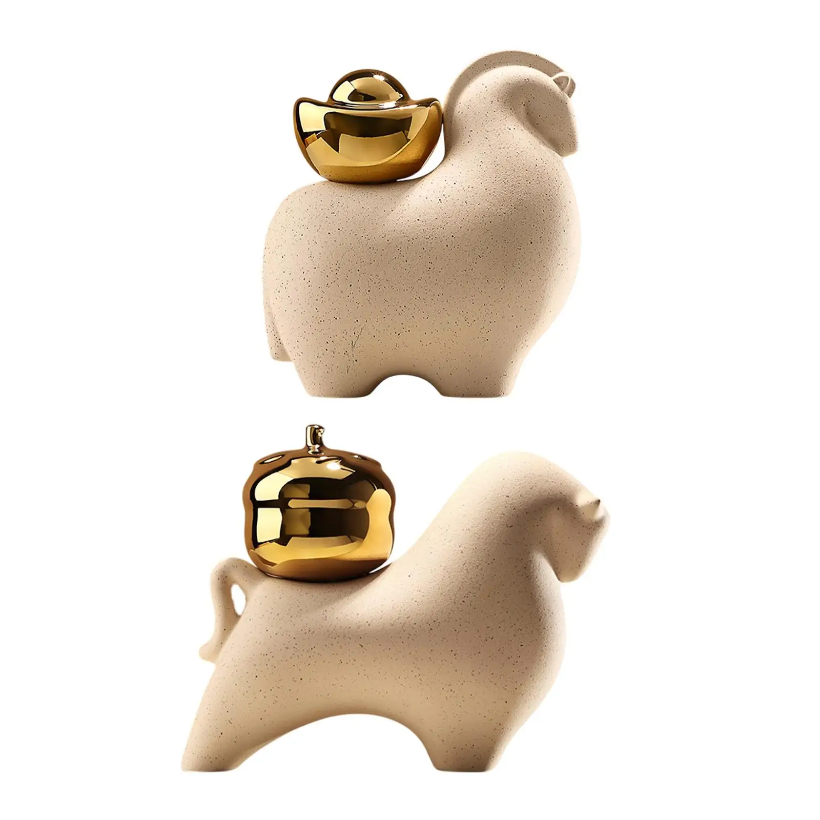 Mini Dierenstandbeeld Chinese Fengshui Beeldje Creatief Ontwerp Tafelblad Decoratie