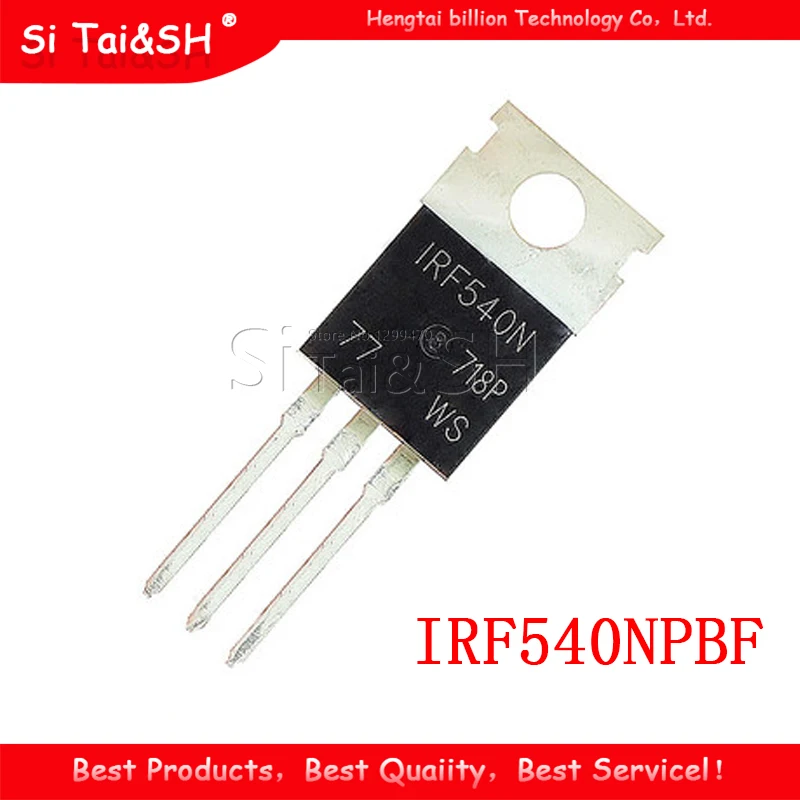

10pcs/lot IRF540NPBF IRF540N IRF540 Waterproof shell