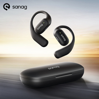 Sanag Z77 Open Wireless Bluetooth Headset Air Conduction Directional Headphones Flexible Memory Titanium Wire Sports Headphones