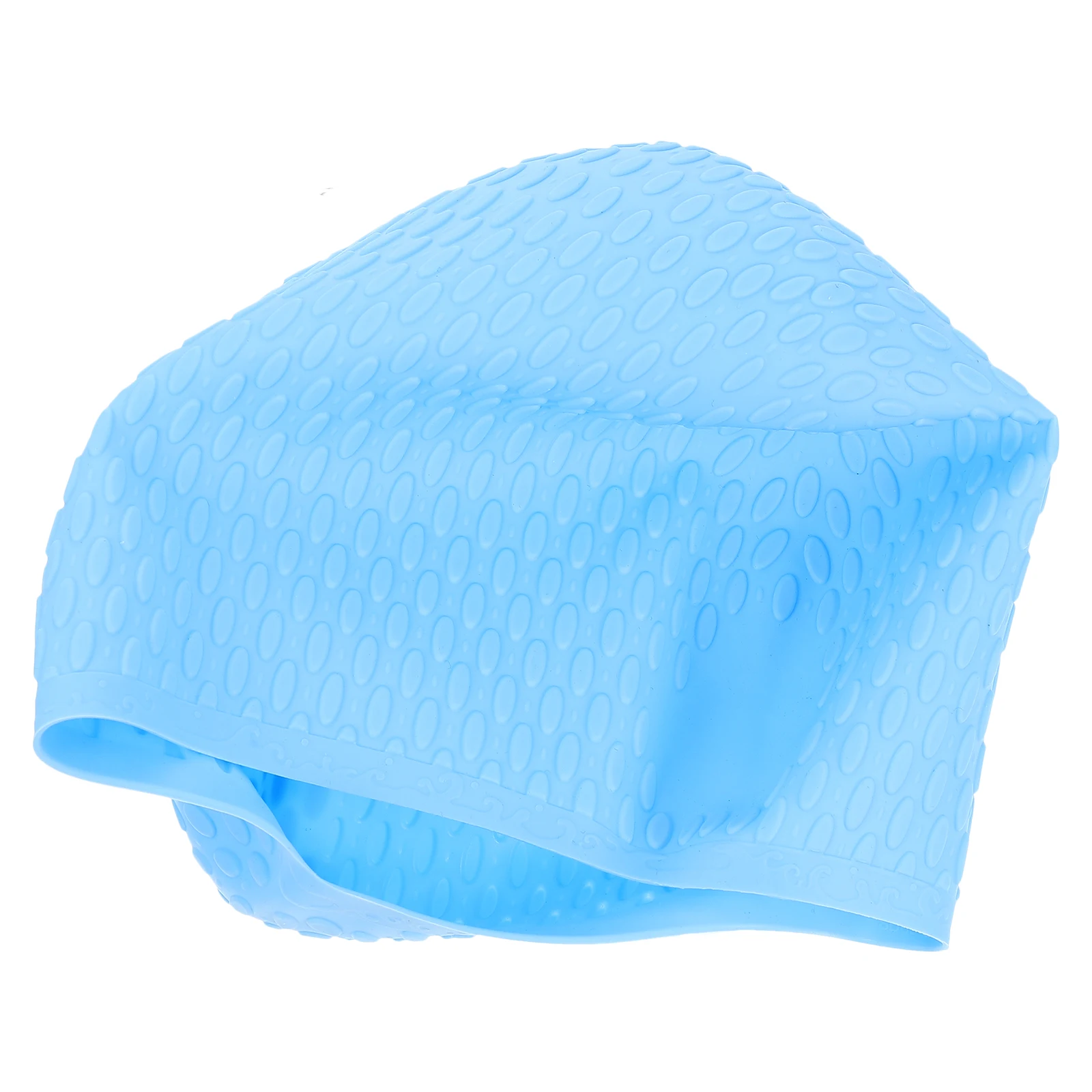 

Reusable Silicone Swimming Hat Waterproof Lightweight Flexible Fashion Design Comfortable Swim Cap for Men Women Summer Bath
