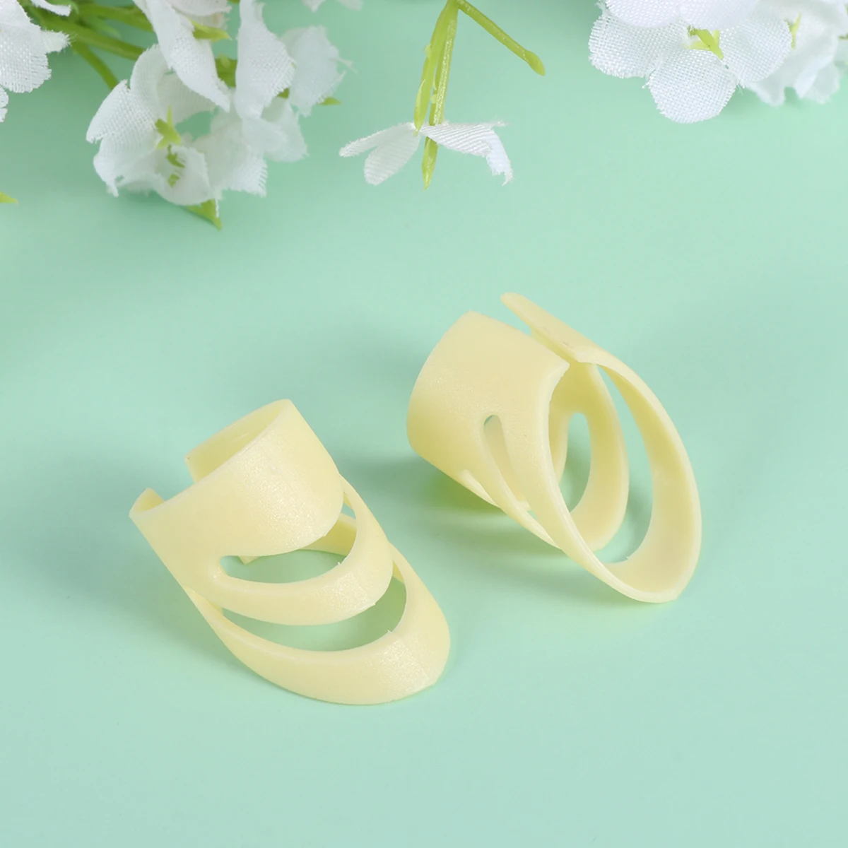 

2 Sets Guitar Ring Finger Cover Picks Acoustic Bass Guards Playing Tip Protectors Child