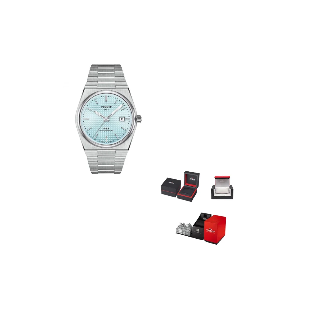 TISSOT PRX Automatic Mechanical Movement 100m Waterproof Men's Watches Watch 40mm Blue Dial T137.407.11.351.00