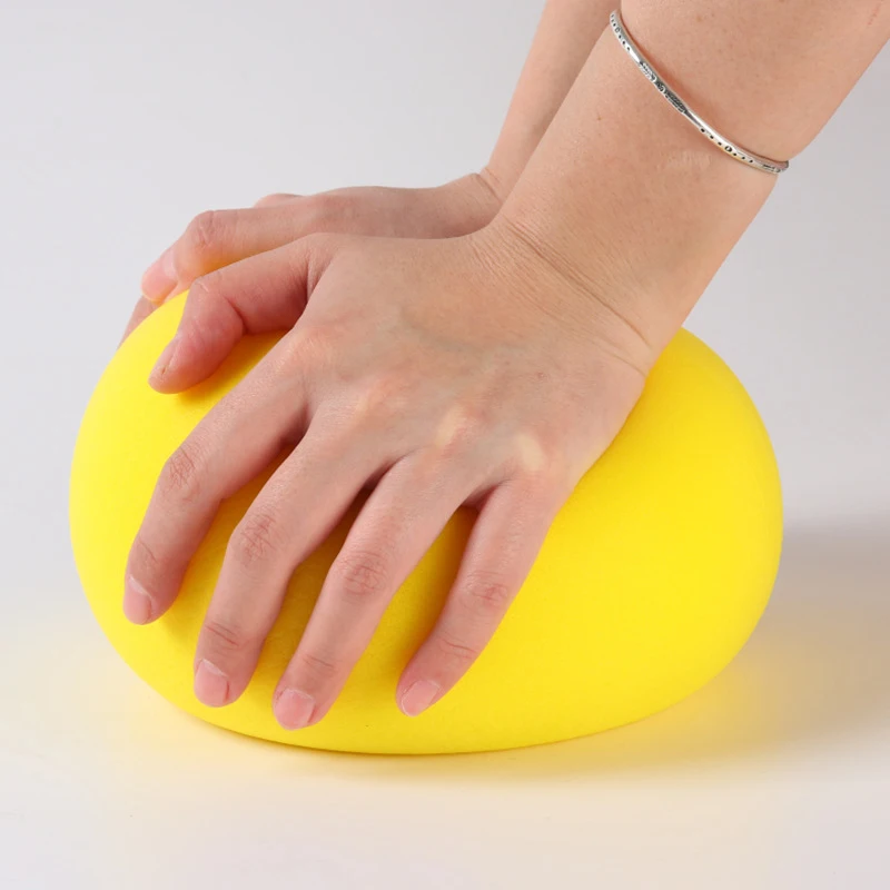 Pelota silenciosa de 18CM para bebé, juguete al aire libre, esponja sólida, pelota elástica suave, Bola de reducción de ruido para deportes de interior para niños