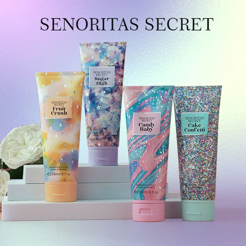 236ml Victoria's Body Moisturizing Lotion with Long lasting Fragrance, Velvet Petals for Moisturizing and Moisturizing Skincare