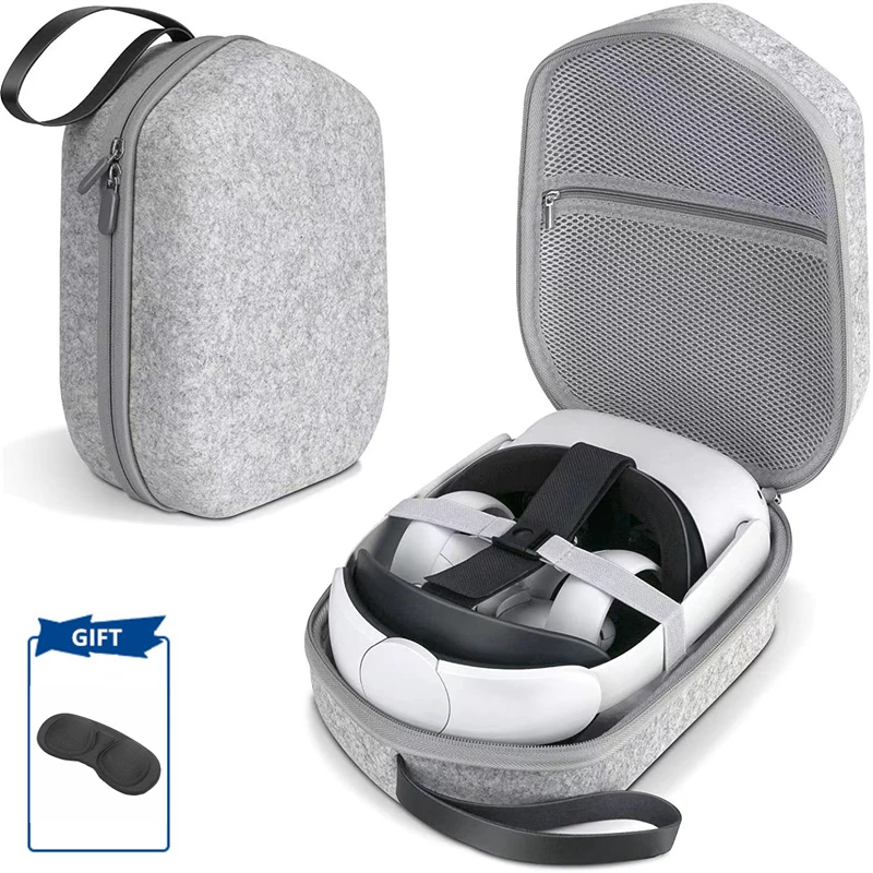 Epeolatry Storage Bag for Pico 4 VR Headset Protective Safety Box Portable Hard Carrying Case for Pico 4 VR Accessories