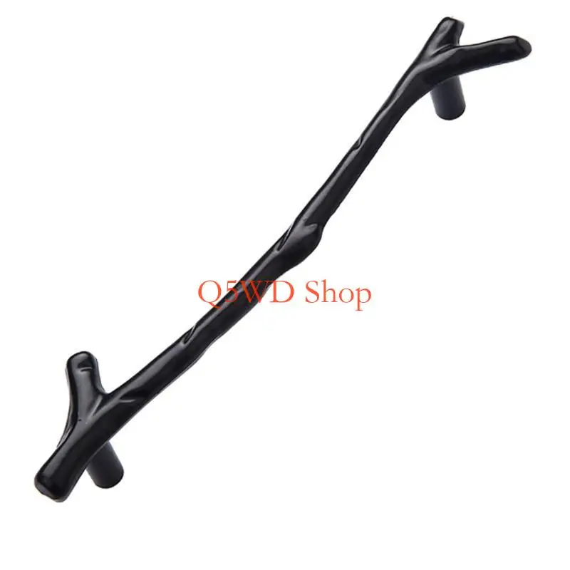 Q5WD Vintage Tree Branch Handle Wardrobe Pulls Simple Drawer Knob Furniture Hardware