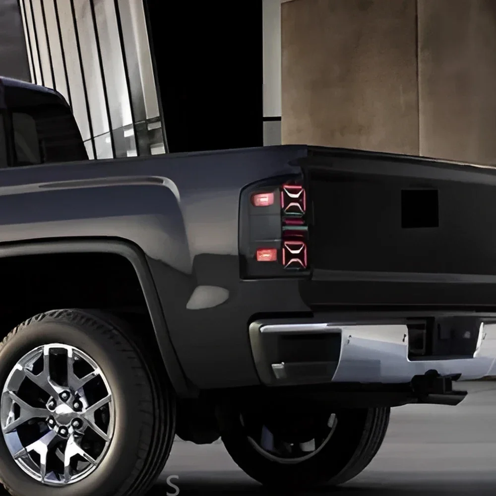 Car Taillights Assembly For Chevrolet Silverado 2007-2018 LED Auto Rear Lamps Upgrade Highlight The Brake Lights Accessories