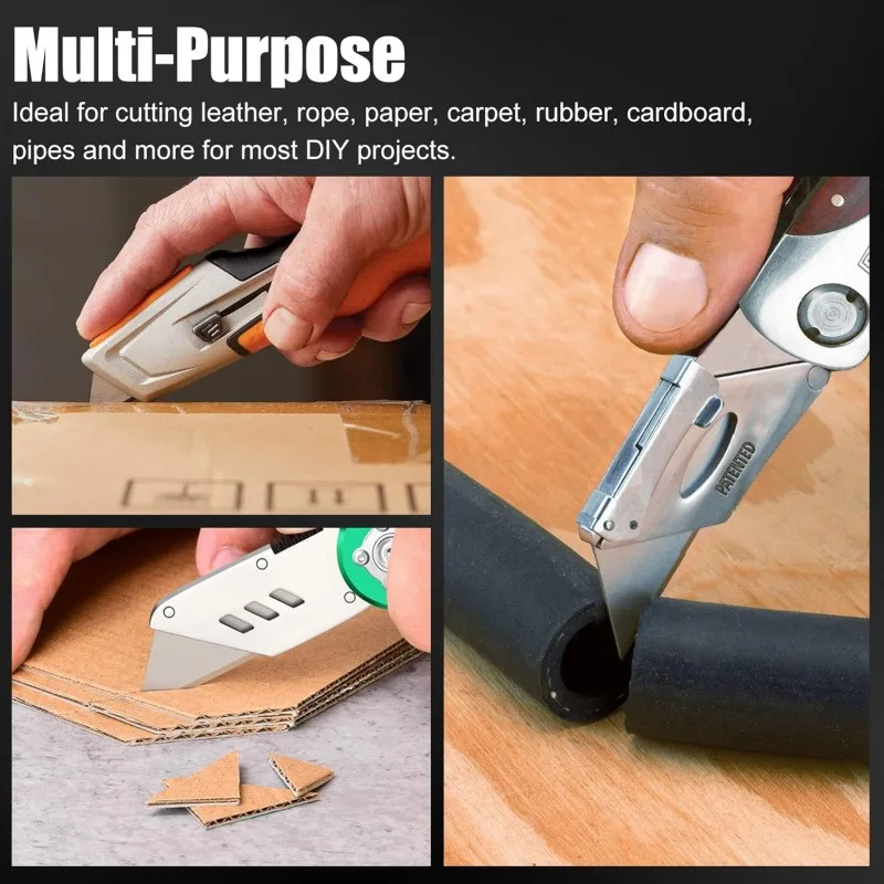 10Pcs Hook Knife Blade Dolphin Acrylic Board PVC Plastic Floor Construction Tool Cutting Horn Carpet Steel image 5