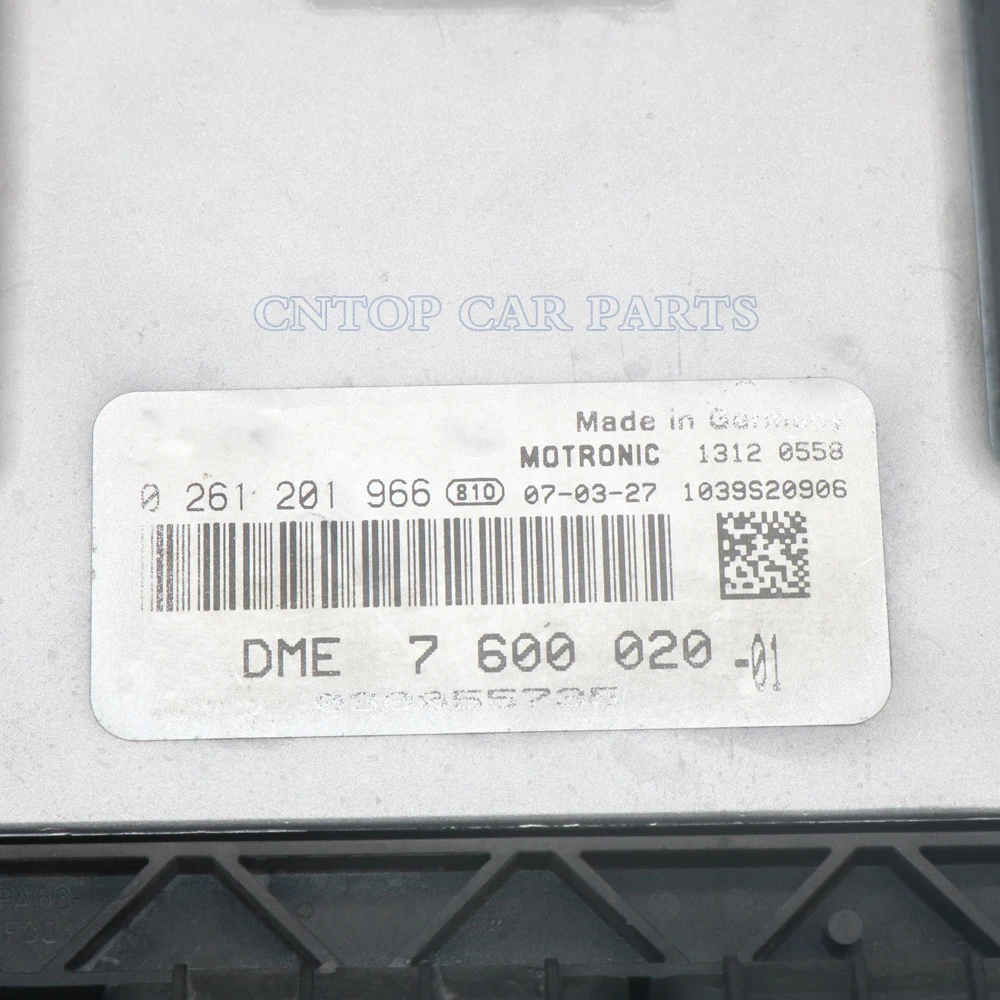 0261201966 7600020-01 وحدة تحكم المحرك ECU لميني كوبر R55 R56 N12 DME بنزين 12147600020 12147589972