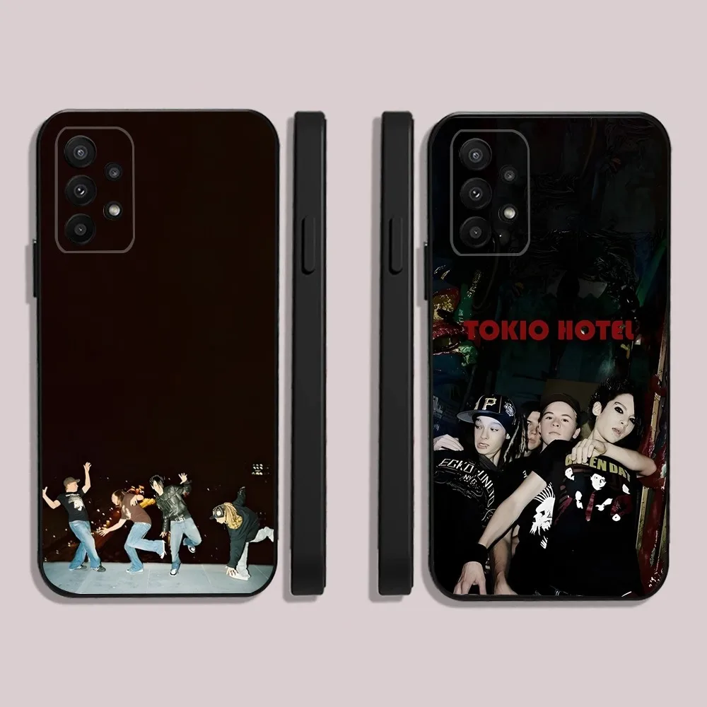 T-Tokio Hotel Hot Band  Phone Case For Samsung S24,23,22,30,21,10,9,Ultra,Plus,Lite,FE,5G Black Soft Case