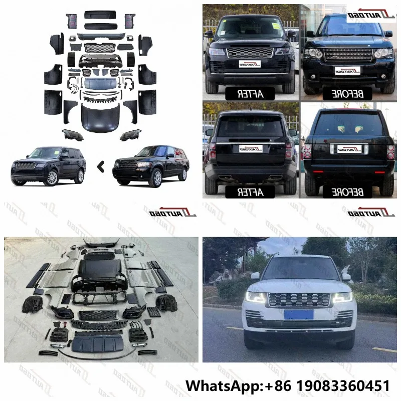 Factory Refit Retrofit Body Kit for Range Rover L322 05-12 3.6 TDV8 5.0 SC V8 HSE NA Autobiography Upgrade to 18-22