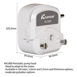 KK1800 Peristaltic Pump Head and New Version of Double Head KK1800 for UIP WIF I, for Beverage and Food