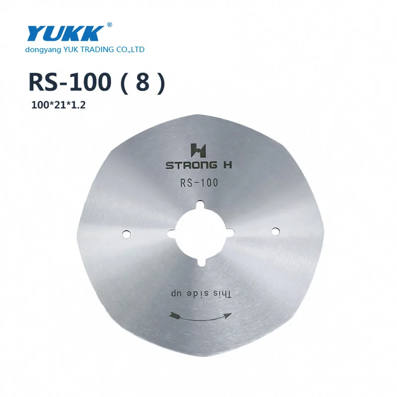 RS-110(8) 8 Angle Circular Knife for Eastman/OCT/LIJ/DAYO RS-110 Fabric Cutter, made of alloy steel