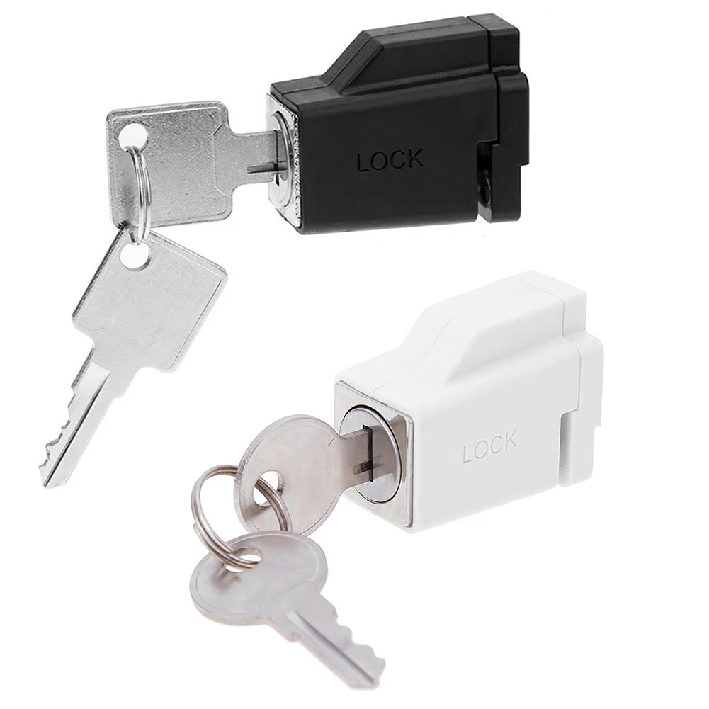 

Противоугонный замок, защитные замки для раздвижных окон, компактный размер, система с двумя ключами, домашняя безопасность, офисная безопасность, защита от кражи окон