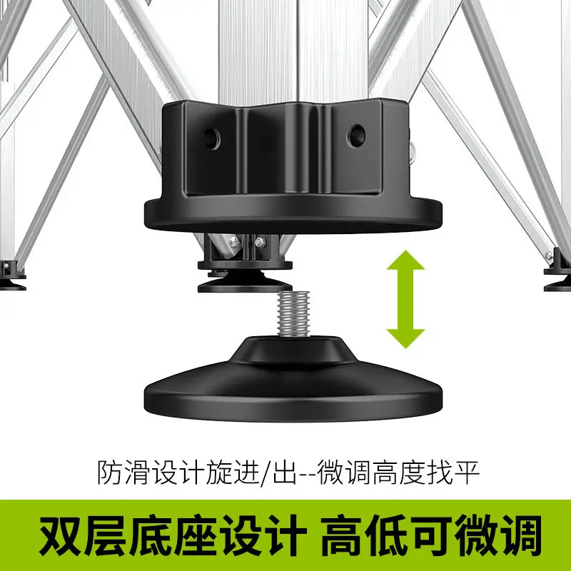 Spider-leg workbench support, folding, telescopic, portable, multi-functional rock slab shelf stainless steel operating platform