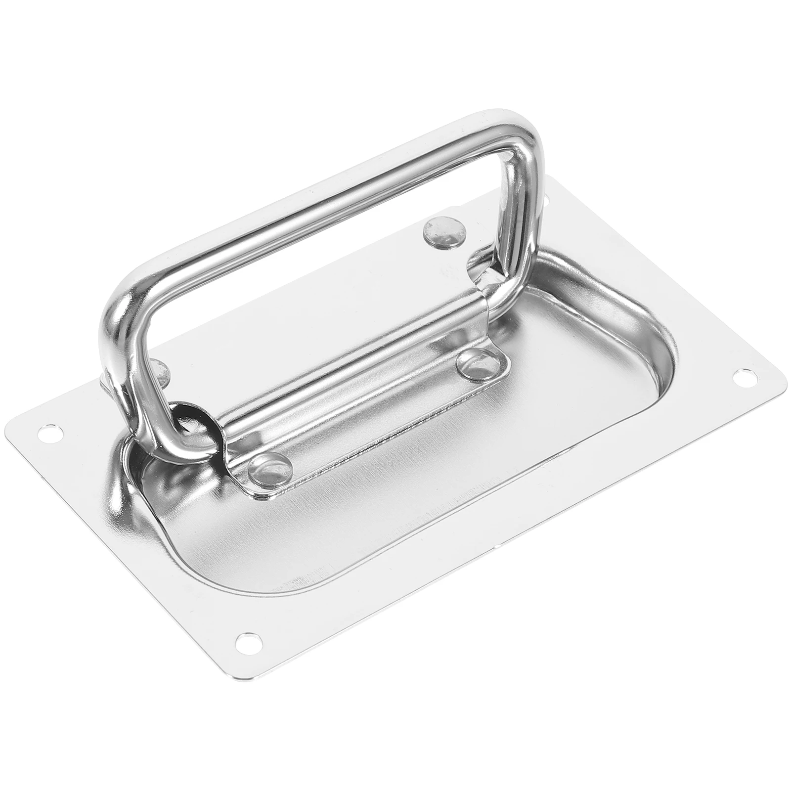 Hardware Box Replacement Heavy Duty Metal Chest Pull Container Handle Sturdy Smooth Surface Toolbox Handle Mount Pull