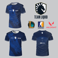 Team Liquid Esports Club 2025 Uniforms 25th Anniversary Jerseys League Of Legends CSGO Vlaorant Game Player Training t-shirt