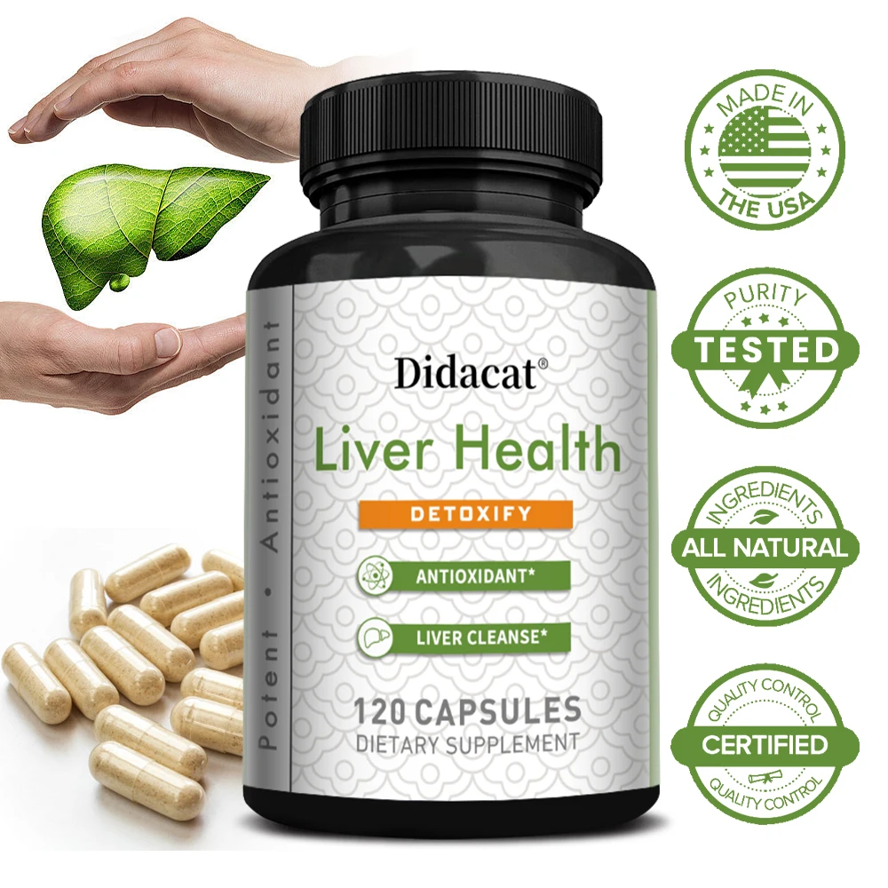 Liver Cleanse, Detox & Repair Formula - Liver Support Supplement with Milk Thistle, Dandelion Root for Liver Health, Metabolism