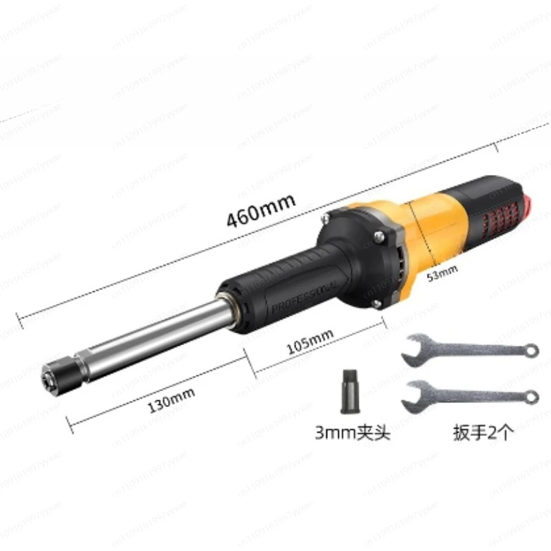 220V Direct Grinding Electric Grinding Multi-Function Handheld Small Polishing Engraving Machine 1300W High Power