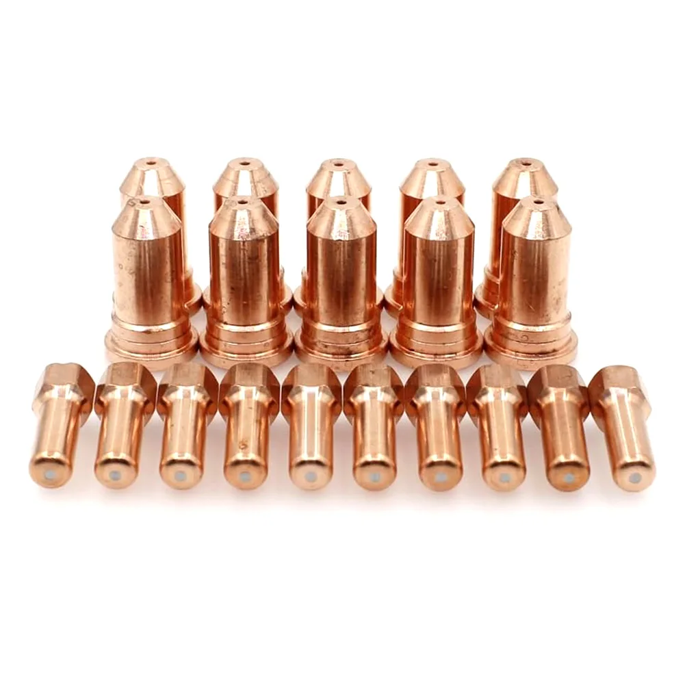 Imagem -02 - Plasma Eletrodo Bocal Ponta Tocha de Corte Cortador Eletrodos Bicos 1.4 mm Pontas Pt100 Ipt100 20 Pcs