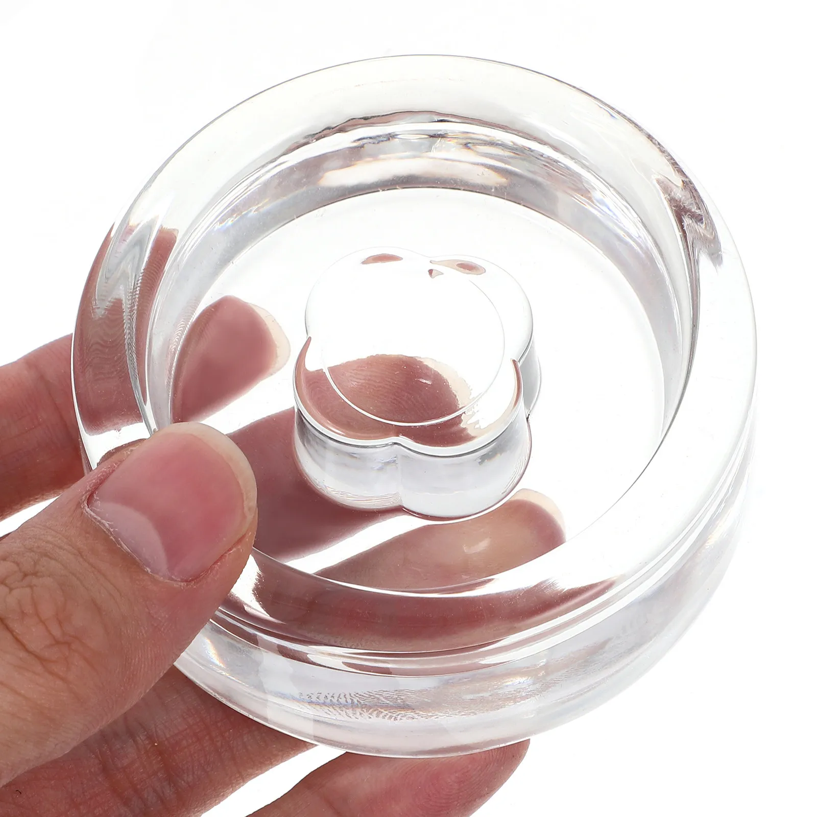 Tapa de fermentación de vidrio de alta resistencia para tarros de boca ancha, tapa de fermentación con peso para encurtidos, tapa para encurtidos de repollo, kimchi, jengibre y zanahorias