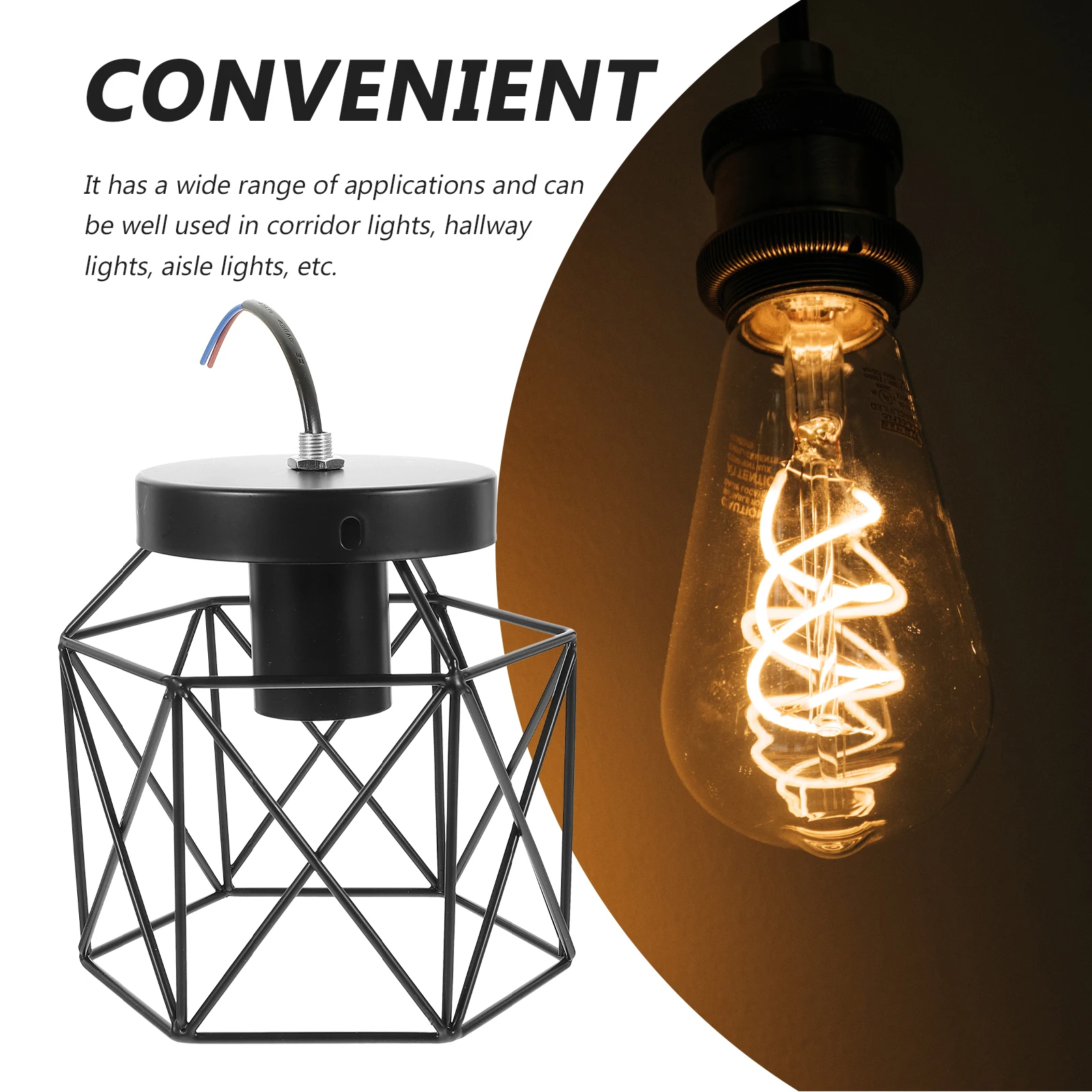 

1pc Ceiling Lamp Decorative Household Industrial Style Flush Mount For Home Room Porch Corridor Indoor Lighting