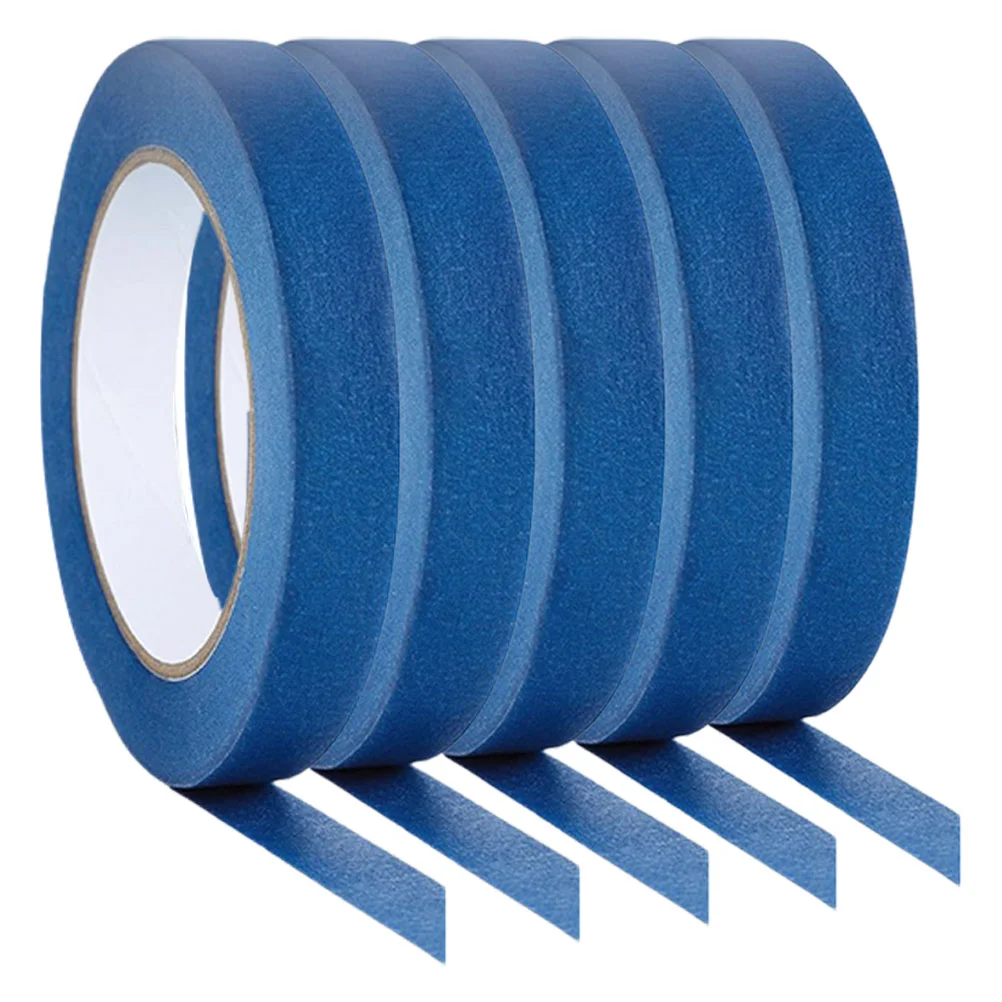 

5 рулонов маскировочной ленты для автомобиля, малярная краска, модель для рисования, тонкая Автомобильная малярная лента