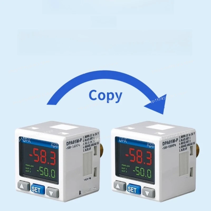 Датчик перепада давления серии DPA01/10 с диапазоном ± 10 кПа и выходом 4–20 мА, замена OEM для систем HVAC и пневматических систем