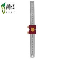 ABHZ-Steel Ruler Scribing Positioning Block,Aluminum Angle Scriber Line Marking Gauge,DIY Carpentry Scriber Measuring Locator