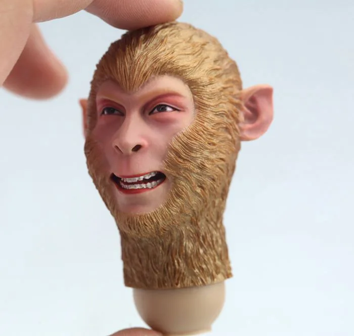 

Happy Sun Wukong Head Sculpt 1/6 Scale Journey To The West Acessories for 12in Action Figure Male Soldier Toy