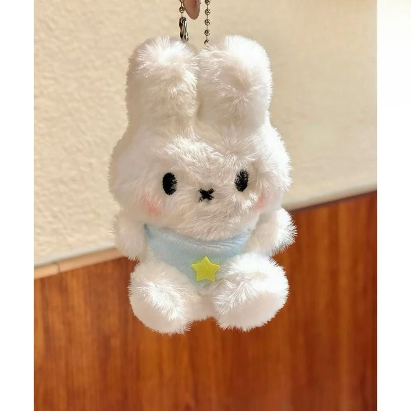 Personalized Miffy Rabbit Sweet and Cute Creative Cartoon Plush Doll Decorative Pendant Fashionable Versatile Portable Keychain - view 3