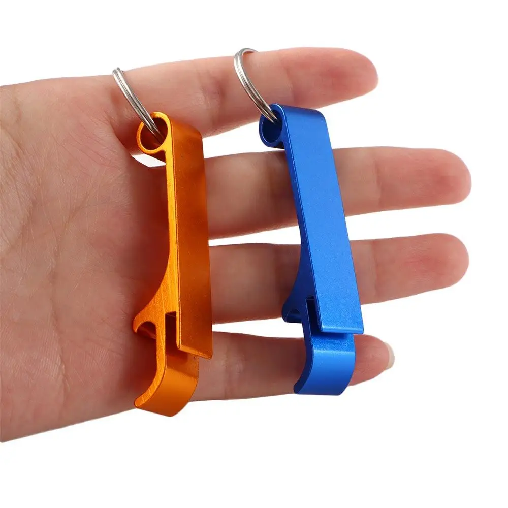 Colorful Aluminum Alloy Kitchen Gadgets Beverage Party Favor Gifts Wedding Supplies Keychain Bottle Opener Beer Bottle Opener