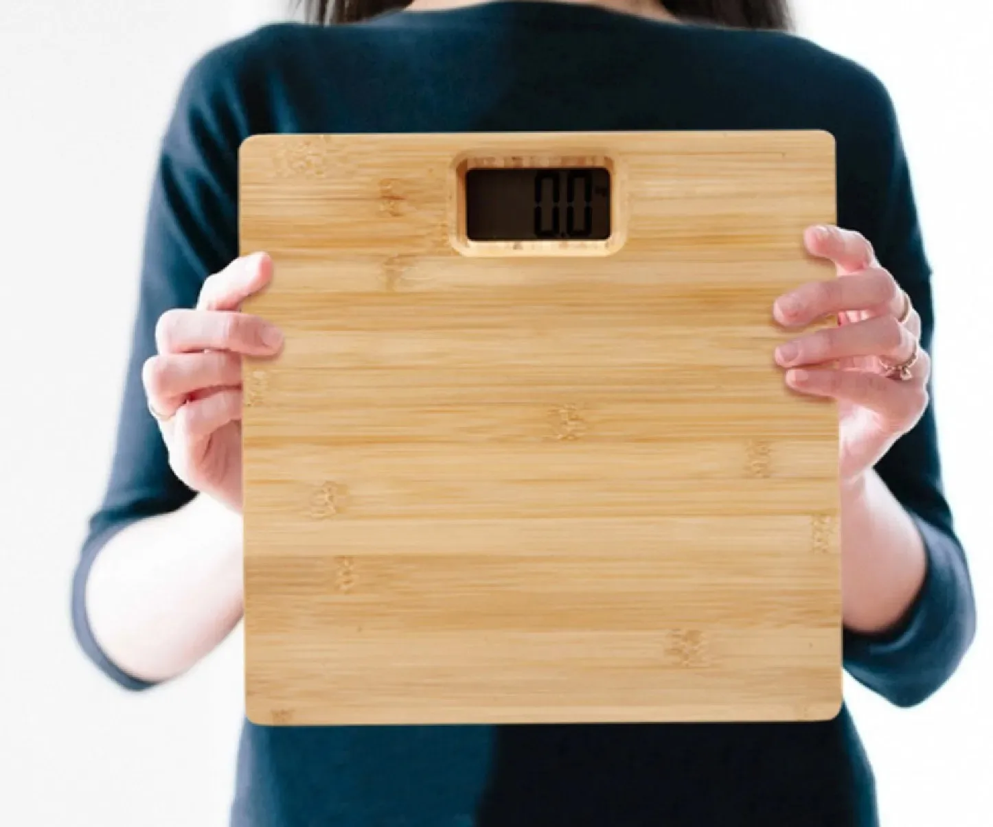 Scale Fall-proof Wood Body Weight Household Precise Smart Body Fat Scale Electronic Weighing Scale LED Digital Bathroom Scale
