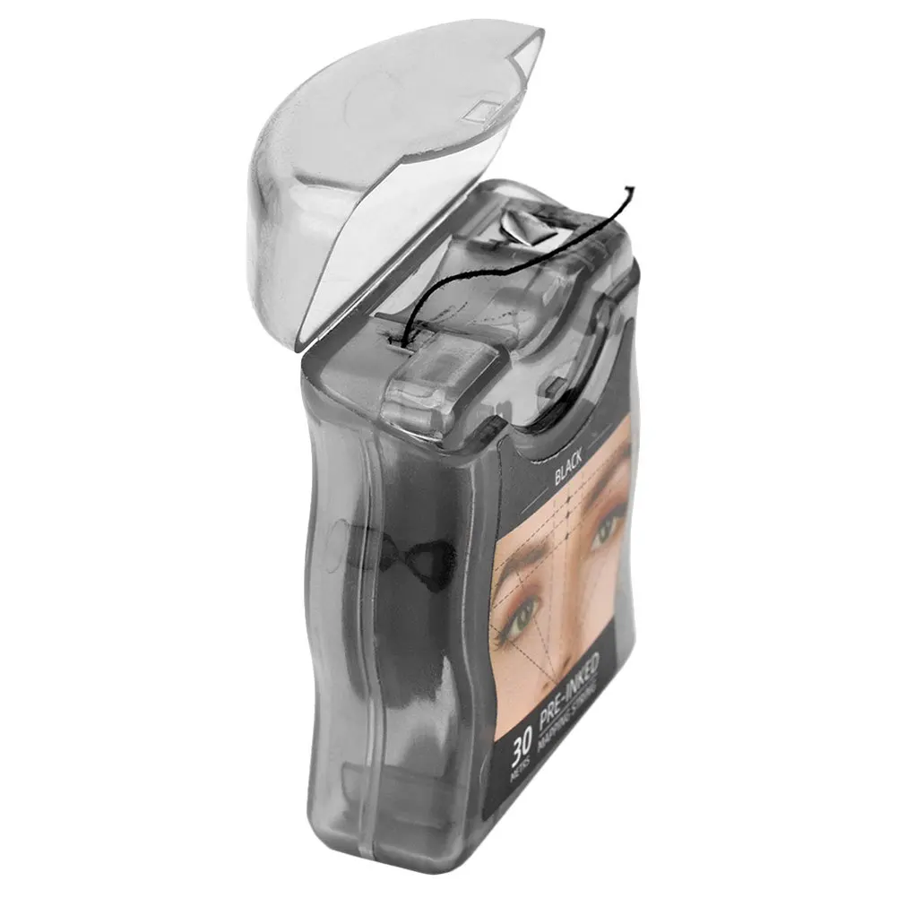 الحاجب مساعد قياس حاكم الحاجب أداة قياس مستوى ماكياج كيت ميزة مادة متينة طويلة الأمد المهنية #5