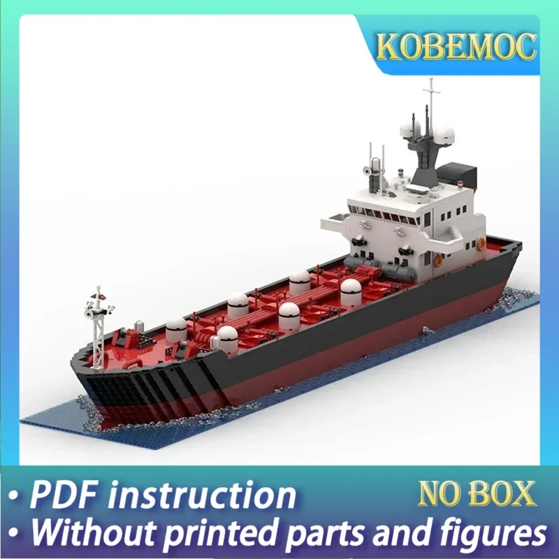 Moc Building Blocks Ship Model Modern Giant Oil Tanker Technical Bricks DIY Assembly Construction Toys For Childr Holiday Gifts