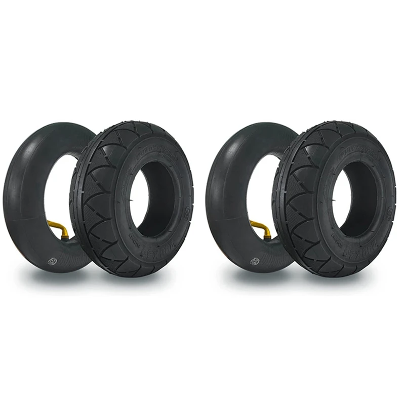 2 Set 200X50 Tire&Inner Tube Set For Razor E100,E150,E200,Power Core E100,Powerrider 360,Crazy Cart,Epunk,E-Scooter Tire