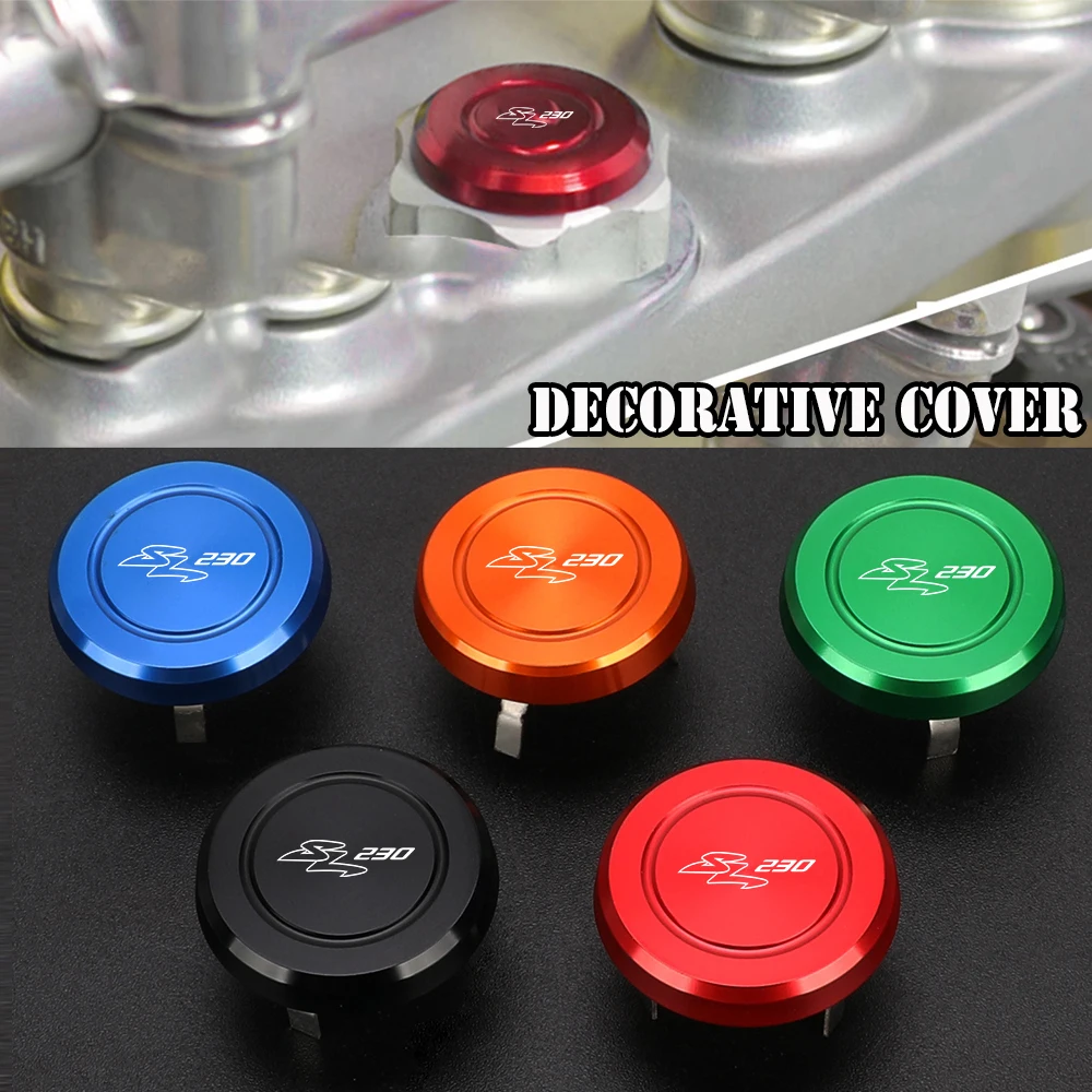 

SL 230 Motocross Steering Stem Nut Cap Decorative cover Parts For Honda SL230 1997-2004 2003 2002 2001 2000 1999 CNC Aluminum