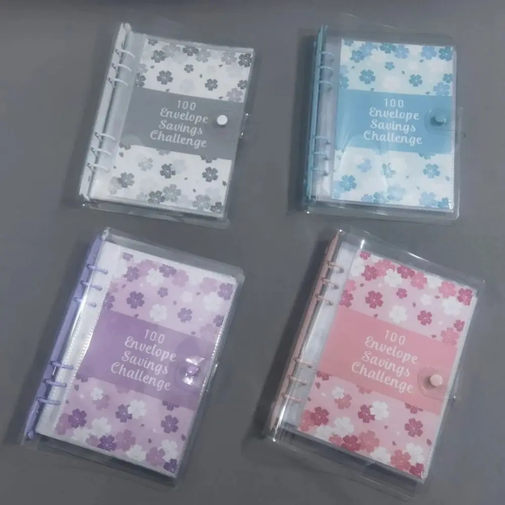 Financial Management 100 Envelope Savings Challenge Money Saving Loose-Leaf Binder 100 Envelope Challenge Binder